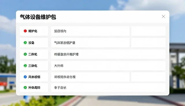 气体设备维护包选型关注点,节点可查是关键
